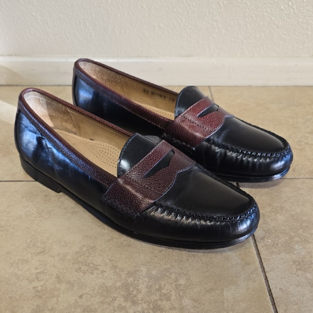 Cole Haan Black and Brown Leather Shoes